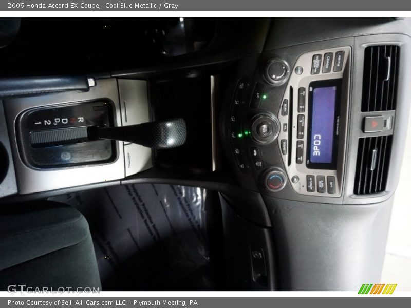 Cool Blue Metallic / Gray 2006 Honda Accord EX Coupe