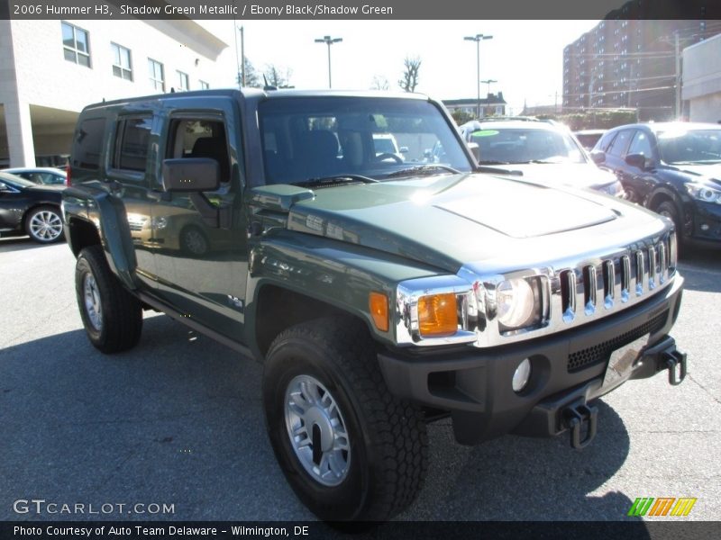 Shadow Green Metallic / Ebony Black/Shadow Green 2006 Hummer H3