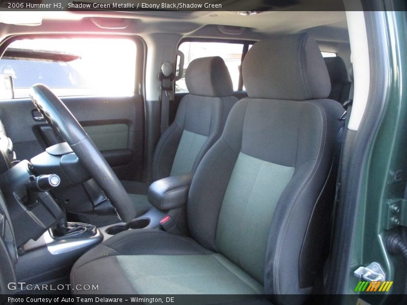 Shadow Green Metallic / Ebony Black/Shadow Green 2006 Hummer H3