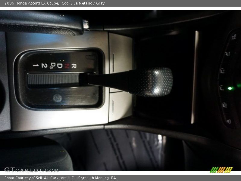 Cool Blue Metallic / Gray 2006 Honda Accord EX Coupe