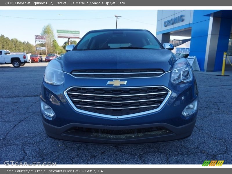 Patriot Blue Metallic / Saddle Up/Jet Black 2016 Chevrolet Equinox LTZ