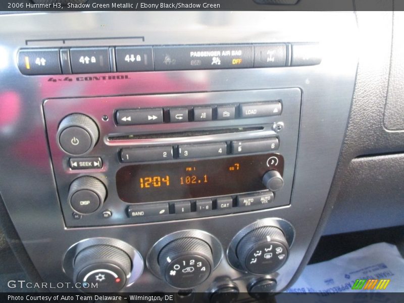 Shadow Green Metallic / Ebony Black/Shadow Green 2006 Hummer H3