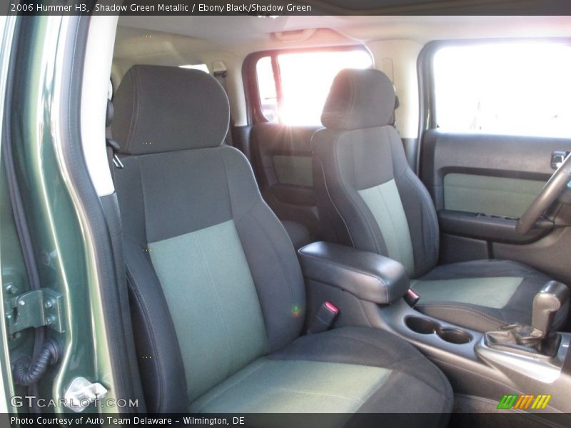 Shadow Green Metallic / Ebony Black/Shadow Green 2006 Hummer H3