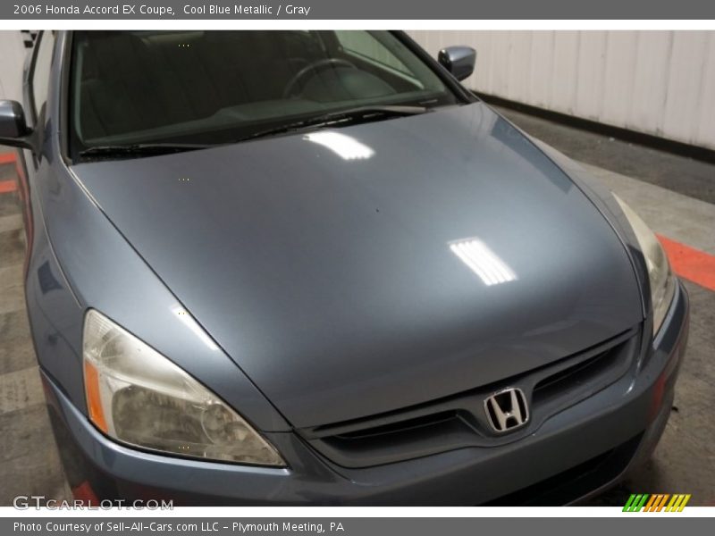 Cool Blue Metallic / Gray 2006 Honda Accord EX Coupe