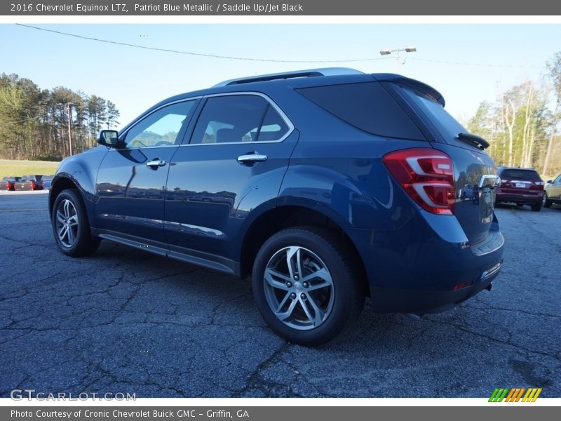 Patriot Blue Metallic / Saddle Up/Jet Black 2016 Chevrolet Equinox LTZ