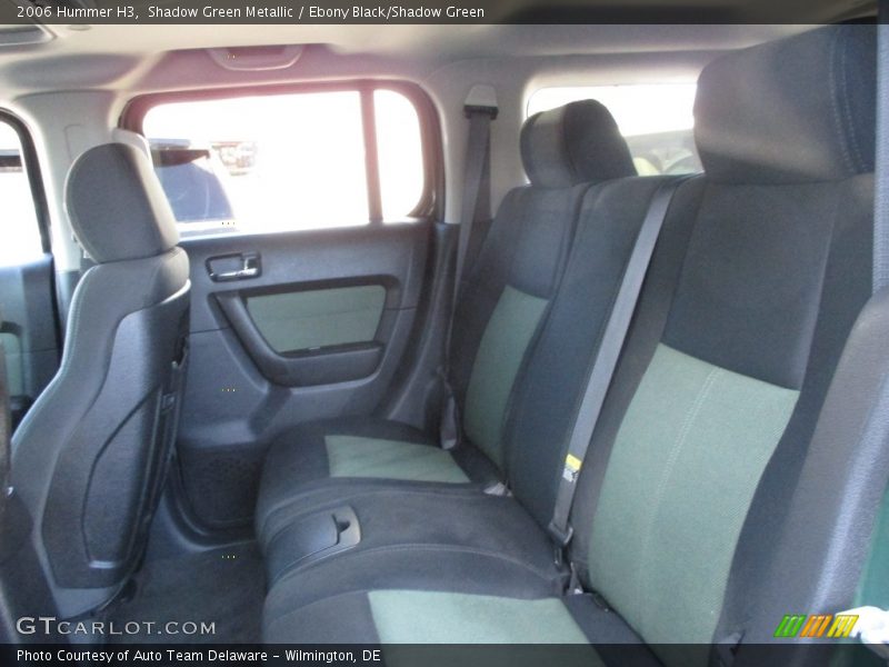 Shadow Green Metallic / Ebony Black/Shadow Green 2006 Hummer H3