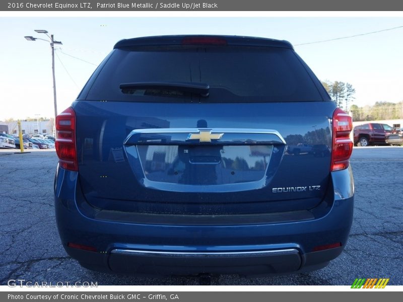 Patriot Blue Metallic / Saddle Up/Jet Black 2016 Chevrolet Equinox LTZ