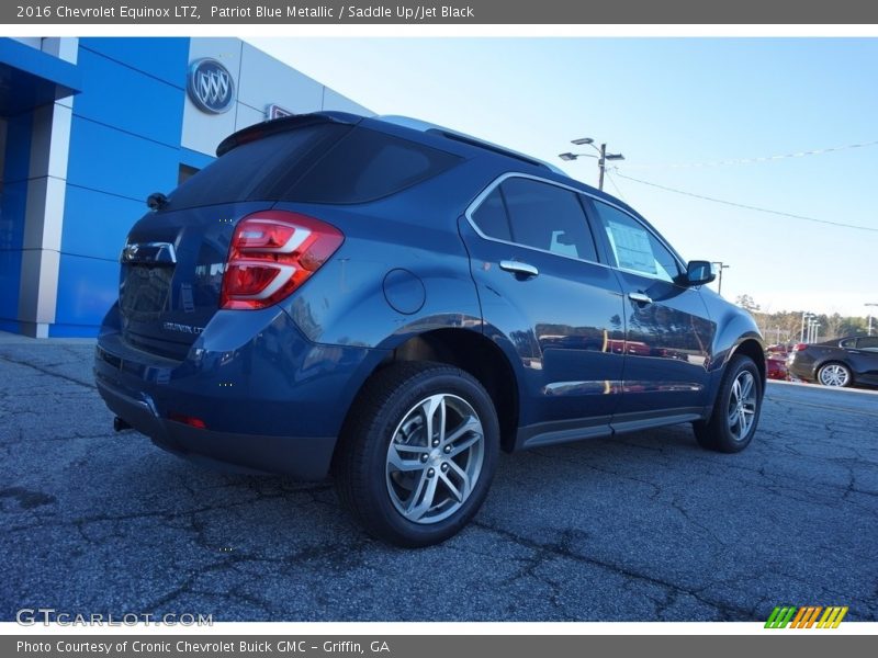 Patriot Blue Metallic / Saddle Up/Jet Black 2016 Chevrolet Equinox LTZ