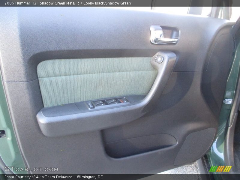 Shadow Green Metallic / Ebony Black/Shadow Green 2006 Hummer H3