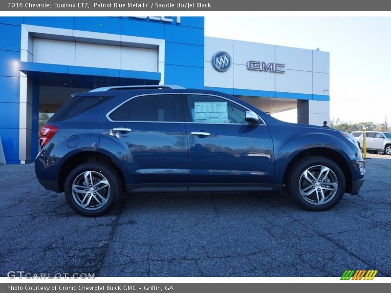Patriot Blue Metallic / Saddle Up/Jet Black 2016 Chevrolet Equinox LTZ