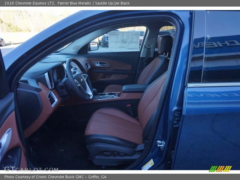 Patriot Blue Metallic / Saddle Up/Jet Black 2016 Chevrolet Equinox LTZ