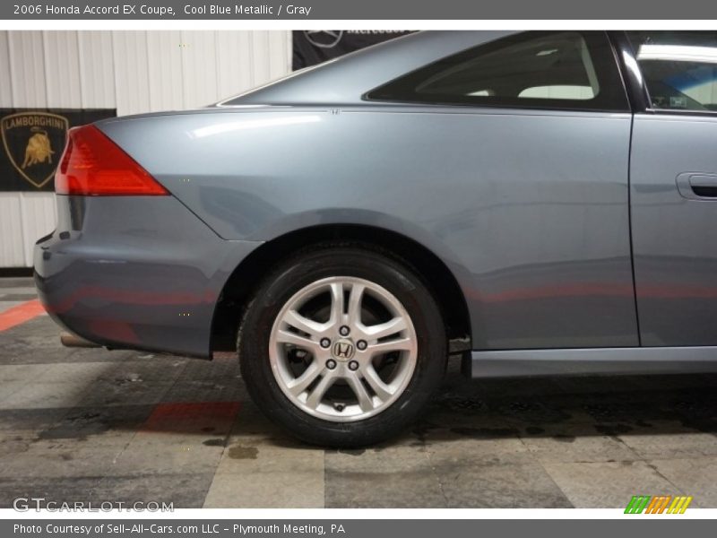 Cool Blue Metallic / Gray 2006 Honda Accord EX Coupe