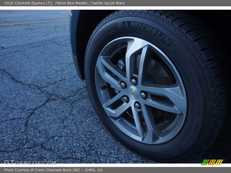Patriot Blue Metallic / Saddle Up/Jet Black 2016 Chevrolet Equinox LTZ