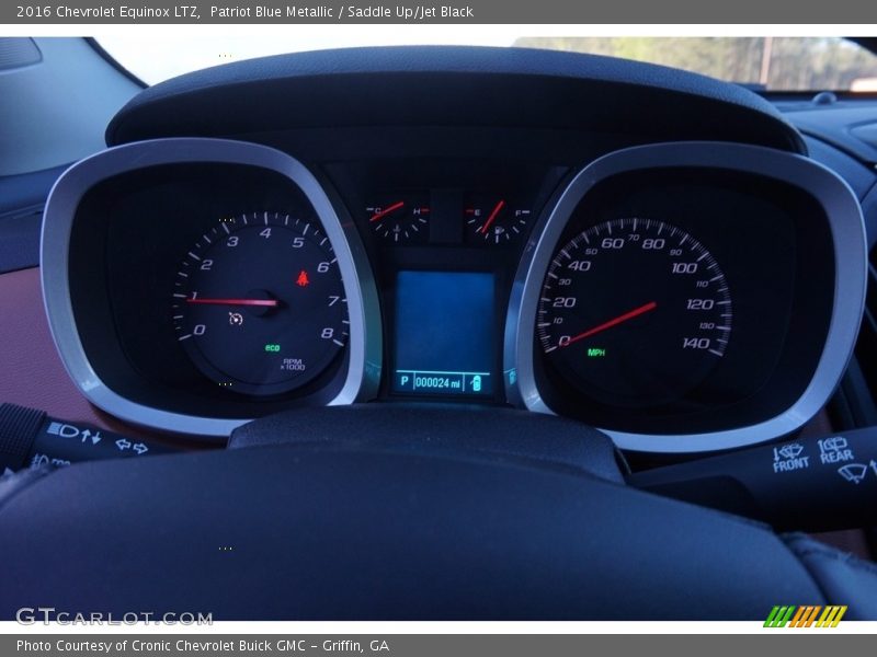 Patriot Blue Metallic / Saddle Up/Jet Black 2016 Chevrolet Equinox LTZ