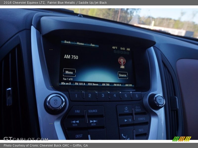 Patriot Blue Metallic / Saddle Up/Jet Black 2016 Chevrolet Equinox LTZ