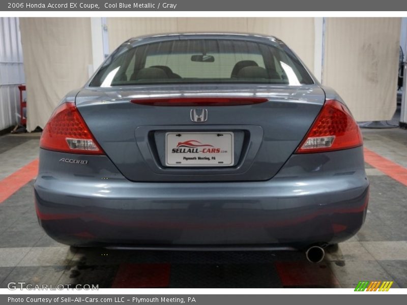 Cool Blue Metallic / Gray 2006 Honda Accord EX Coupe