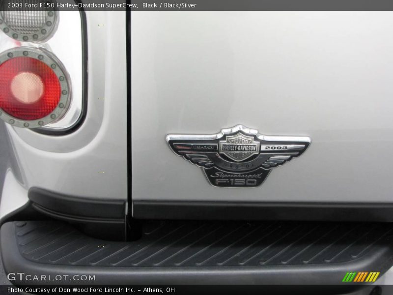 Black / Black/Silver 2003 Ford F150 Harley-Davidson SuperCrew