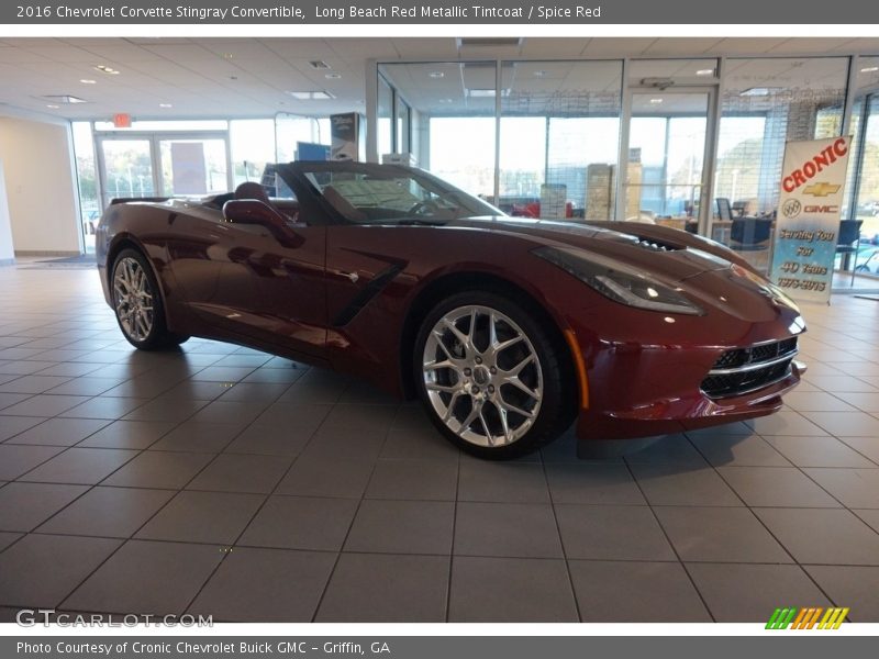 Long Beach Red Metallic Tintcoat / Spice Red 2016 Chevrolet Corvette Stingray Convertible