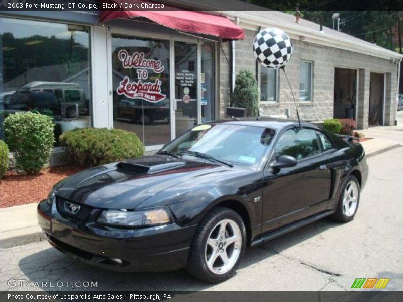 Black / Dark Charcoal 2003 Ford Mustang GT Coupe