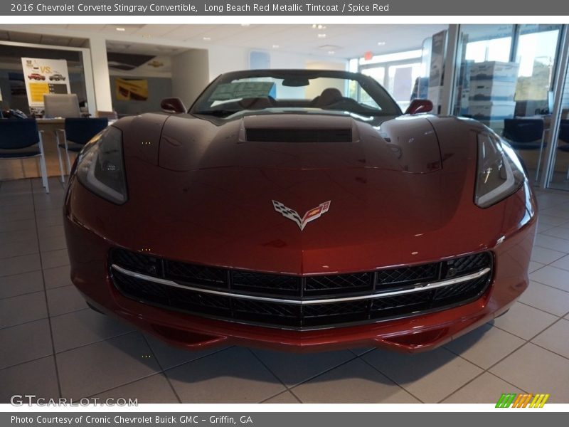 Long Beach Red Metallic Tintcoat / Spice Red 2016 Chevrolet Corvette Stingray Convertible