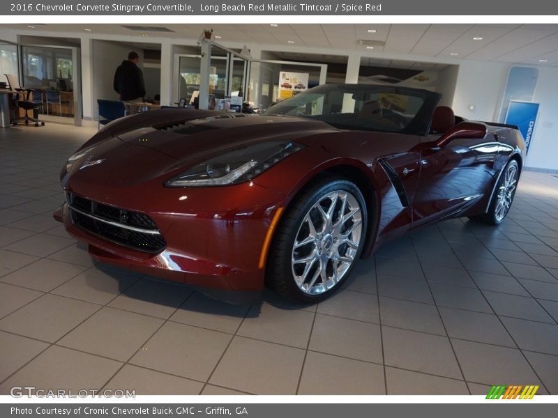 Long Beach Red Metallic Tintcoat / Spice Red 2016 Chevrolet Corvette Stingray Convertible