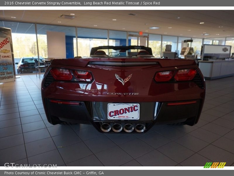 Long Beach Red Metallic Tintcoat / Spice Red 2016 Chevrolet Corvette Stingray Convertible
