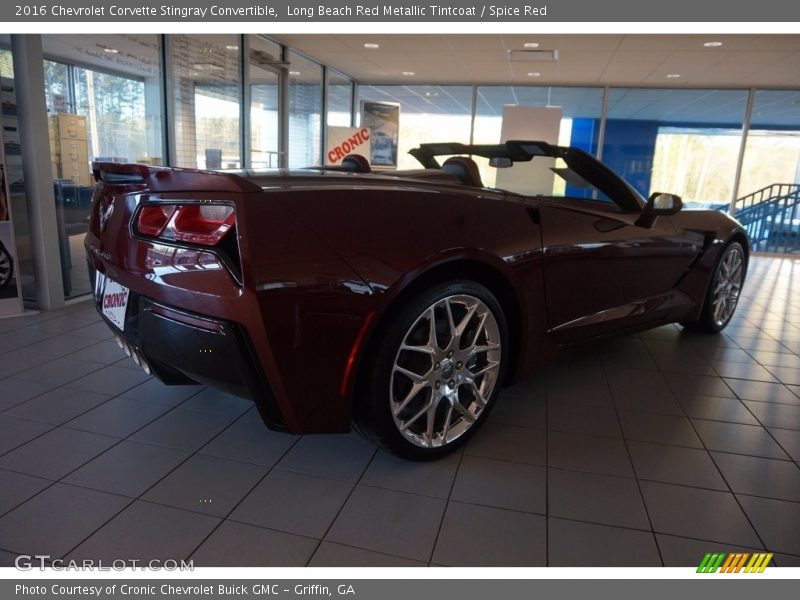Long Beach Red Metallic Tintcoat / Spice Red 2016 Chevrolet Corvette Stingray Convertible