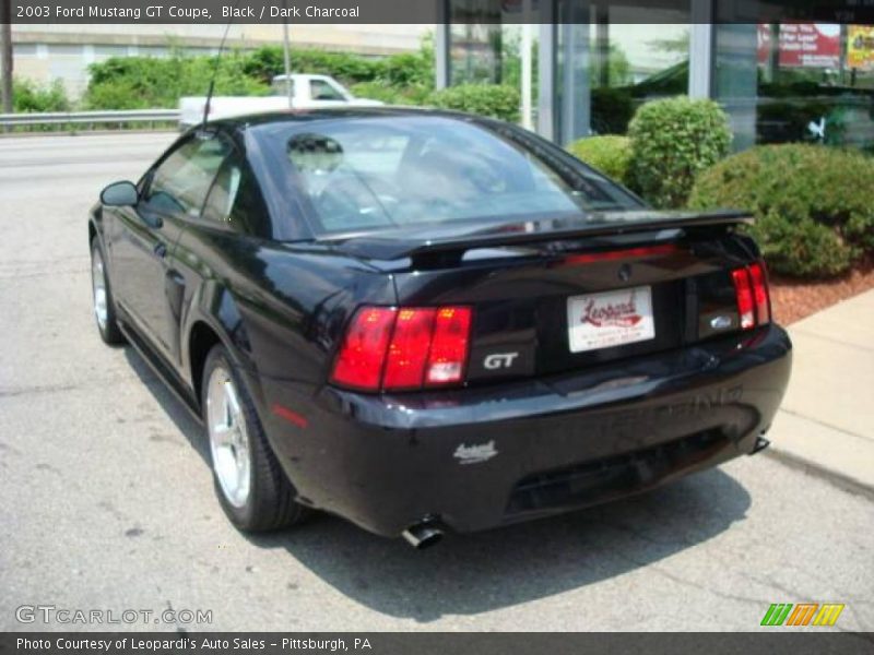 Black / Dark Charcoal 2003 Ford Mustang GT Coupe