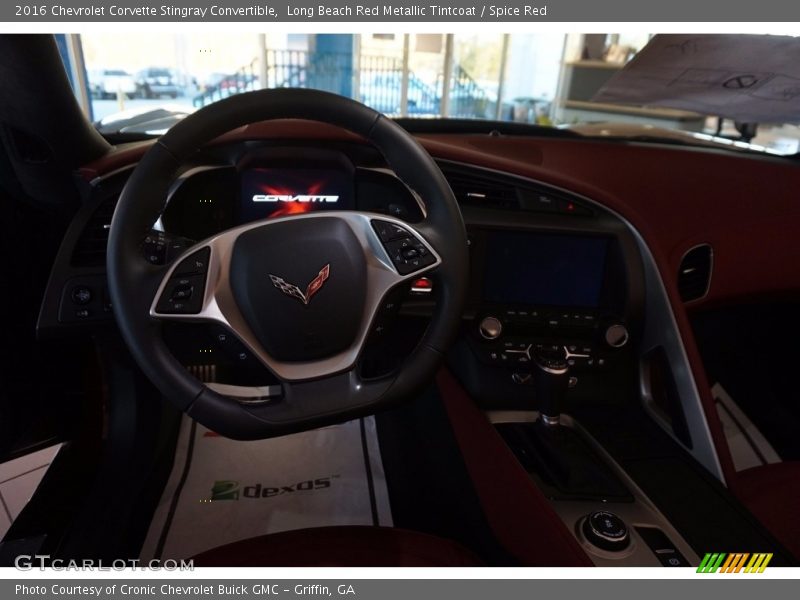 Long Beach Red Metallic Tintcoat / Spice Red 2016 Chevrolet Corvette Stingray Convertible