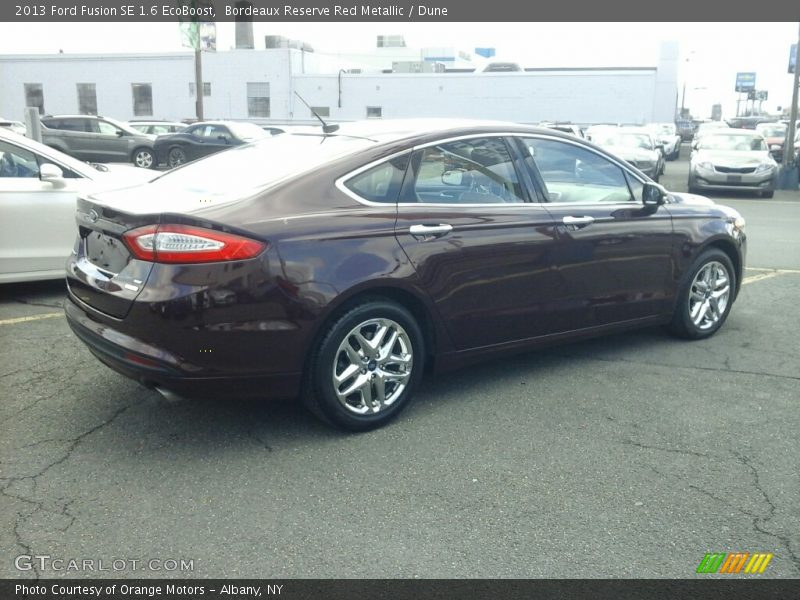 Bordeaux Reserve Red Metallic / Dune 2013 Ford Fusion SE 1.6 EcoBoost