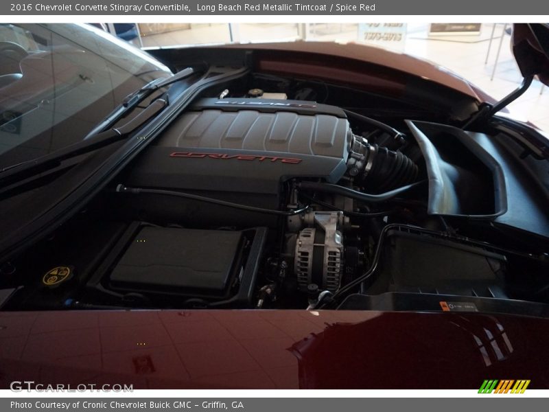 Long Beach Red Metallic Tintcoat / Spice Red 2016 Chevrolet Corvette Stingray Convertible