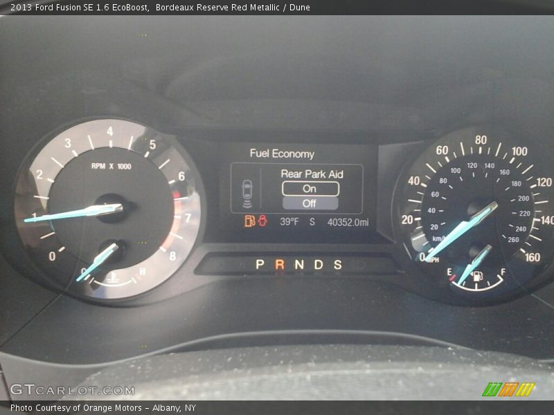 Bordeaux Reserve Red Metallic / Dune 2013 Ford Fusion SE 1.6 EcoBoost