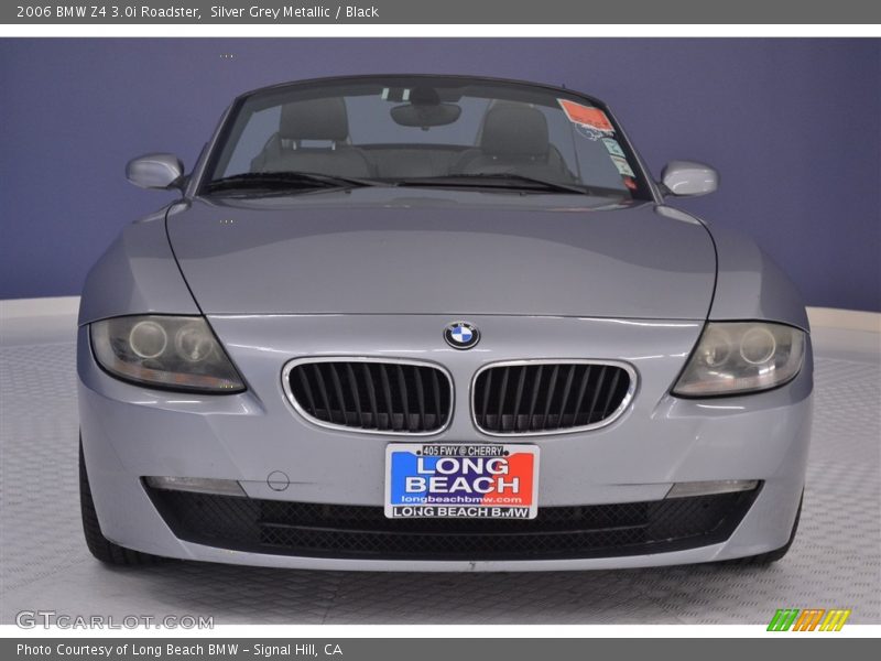 Silver Grey Metallic / Black 2006 BMW Z4 3.0i Roadster