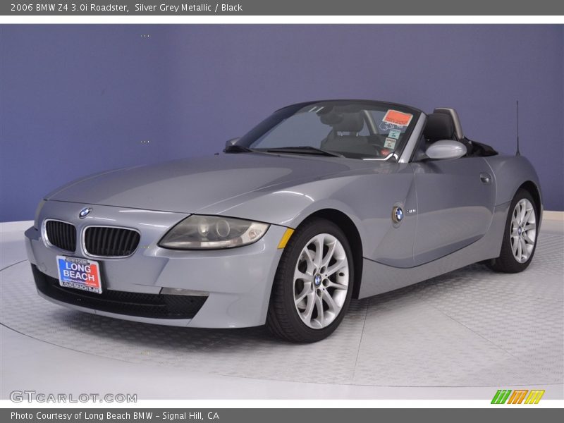 Silver Grey Metallic / Black 2006 BMW Z4 3.0i Roadster