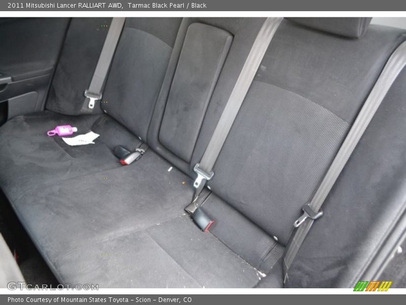 Tarmac Black Pearl / Black 2011 Mitsubishi Lancer RALLIART AWD