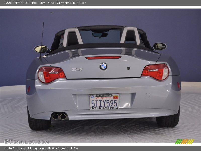 Silver Grey Metallic / Black 2006 BMW Z4 3.0i Roadster