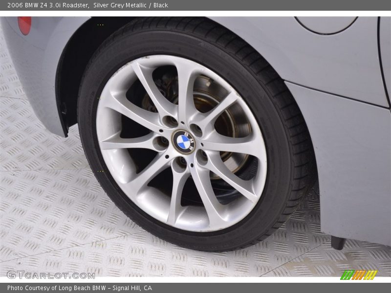 Silver Grey Metallic / Black 2006 BMW Z4 3.0i Roadster