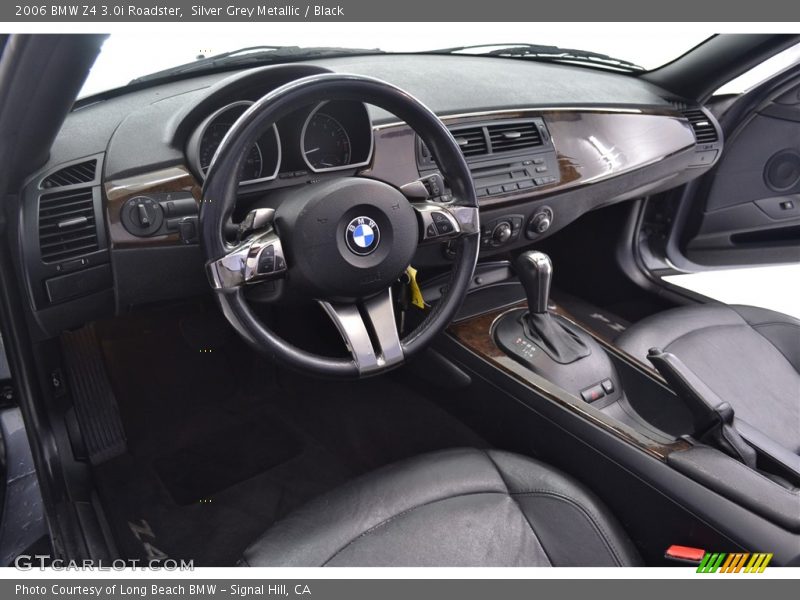 Silver Grey Metallic / Black 2006 BMW Z4 3.0i Roadster