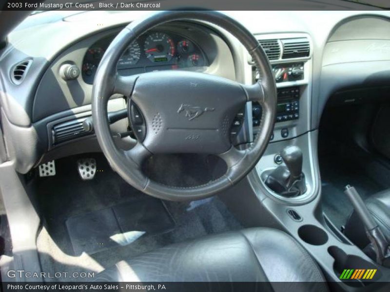 Black / Dark Charcoal 2003 Ford Mustang GT Coupe