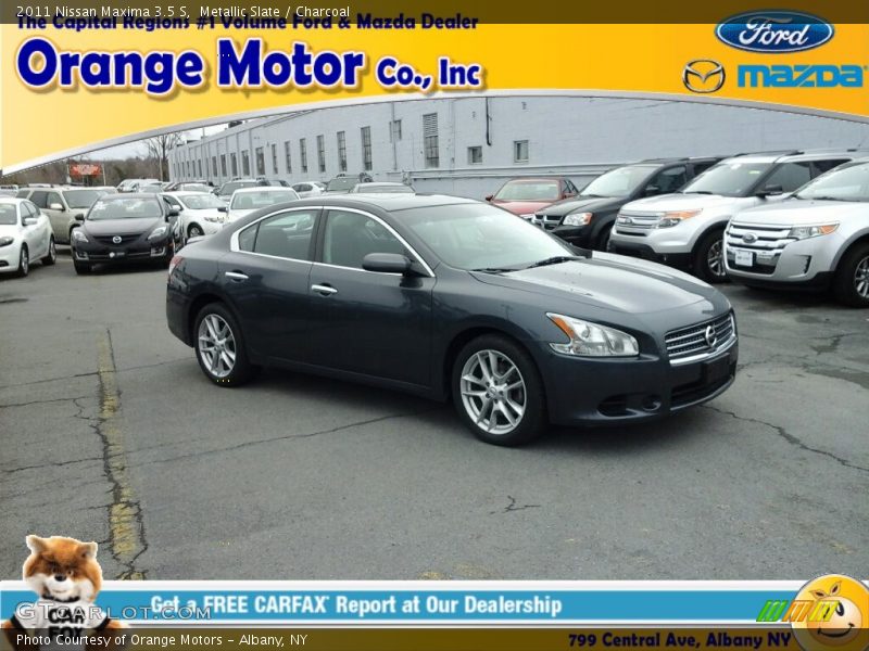 Metallic Slate / Charcoal 2011 Nissan Maxima 3.5 S