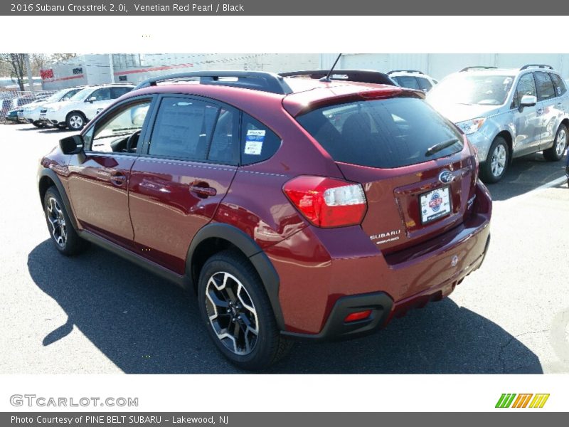 Venetian Red Pearl / Black 2016 Subaru Crosstrek 2.0i