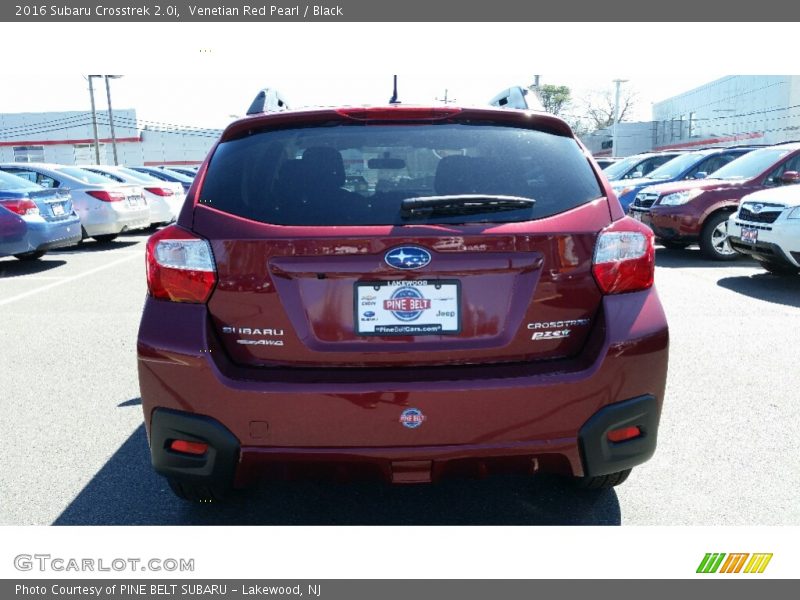 Venetian Red Pearl / Black 2016 Subaru Crosstrek 2.0i
