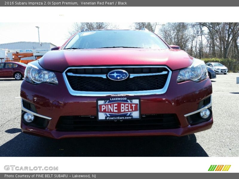 Venetian Red Pearl / Black 2016 Subaru Impreza 2.0i Sport Premium
