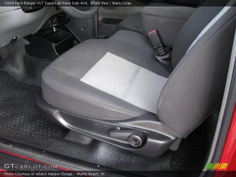 Bright Red / Black/Gray 2004 Ford Ranger XLT SuperCab Flare Side 4x4