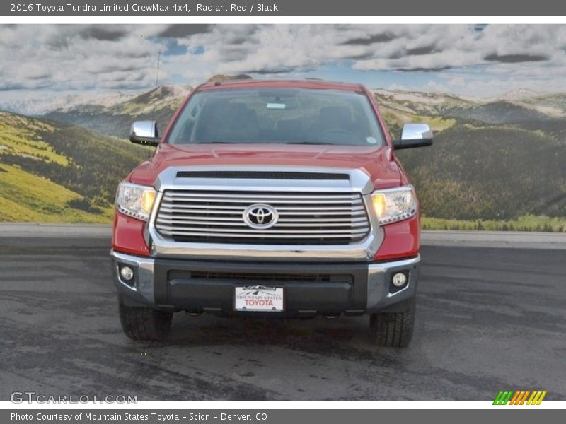 Radiant Red / Black 2016 Toyota Tundra Limited CrewMax 4x4