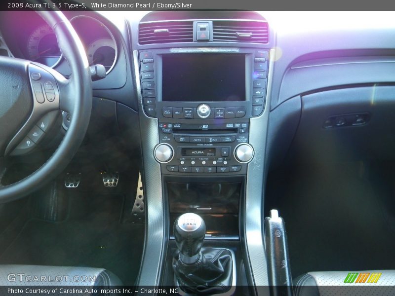 White Diamond Pearl / Ebony/Silver 2008 Acura TL 3.5 Type-S