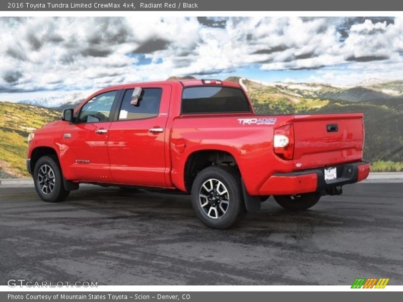 Radiant Red / Black 2016 Toyota Tundra Limited CrewMax 4x4