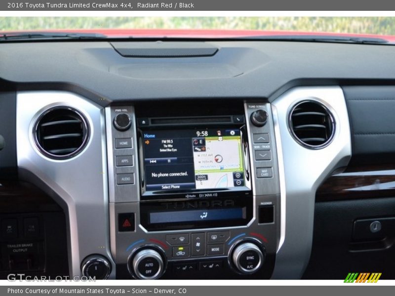 Radiant Red / Black 2016 Toyota Tundra Limited CrewMax 4x4