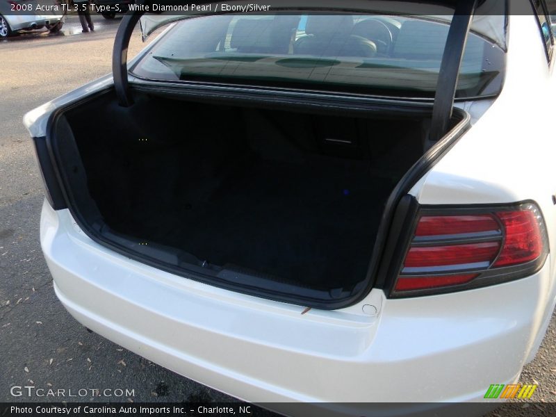White Diamond Pearl / Ebony/Silver 2008 Acura TL 3.5 Type-S