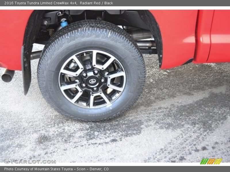 Radiant Red / Black 2016 Toyota Tundra Limited CrewMax 4x4